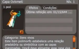 CHAPÉU + CAPA OVIVMETI LV.20 (SPIRITIA)