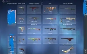Conta Imortal 1 com muitas skin faca sublime phantom protoco