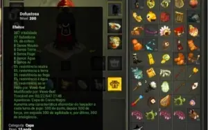 Set multi nivel 200 com dofusteuse + char 200