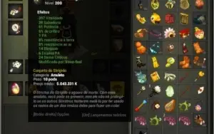 Set multi nivel 200 com dofusteuse + char 200