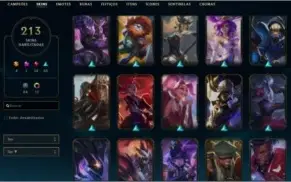 ☼ Conta League of Legends ☼  213 skin + 950 RP