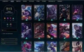 ☼ Conta League of Legends ☼  213 skin + 950 RP