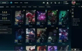 ☼ Conta League of Legends ☼  213 skin + 950 RP