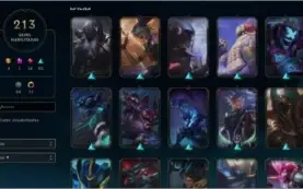 ☼ Conta League of Legends ☼  213 skin + 950 RP