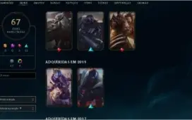 CONTA OURO 4, 130 CHAMPS, 67 SKINS