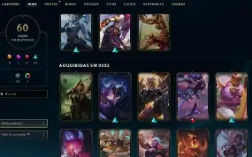 Bronze 2 com 125 Champs e 59 Skins ( Mais de 30 Jogos )