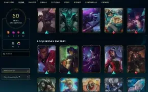 Bronze 2 com 125 Champs e 59 Skins ( Mais de 30 Jogos )