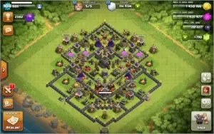 Clash of Clans Cv 9 quase full barato