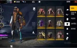 Conta FF com Angelical e 2 punhos com 6 passes completos