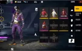 Conta FF com Angelical e 2 punhos com 6 passes completos