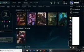 Vendo 2 contas de League of Legends