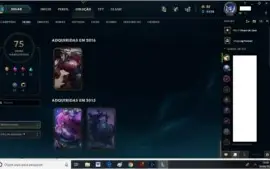 Vendo 2 contas de League of Legends