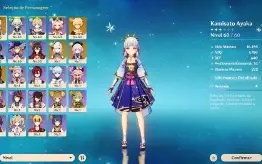 Genshin Impact Ar 48 Com Ayaka C1+Bis, Shenhe+Bis, Tighnari