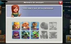Conta Clash of Clans CV 8 intermediario com Rei nvl 8