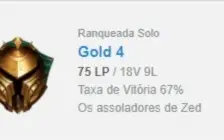 CONTA GOLD 4 MMR PLATINA 4