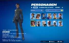 Conta de fortnite com várias skins