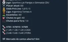 BOT DE APOSTAS BET365 SINAIS