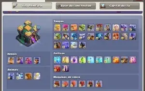 Conta CV14 TH14 full clash of clans