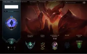 Conta league of Legends - Platina IV - Level 71