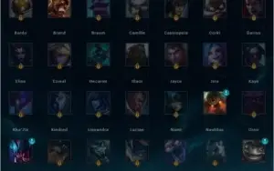 Diamante, 96camp, 65skins (10lend, DJ Sona e Annie Hextech)
