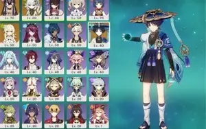 CONTA GENSHIN AR44 CYNO NAHIDA SCARAMOUCHE ARMA T5