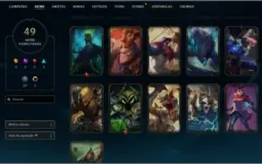LOL Conta Platina 2 49 skins