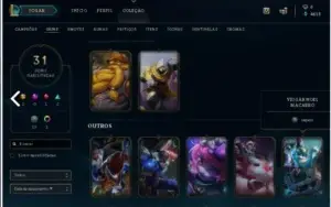 PLATINA II ~ 78 CHAMPS ~ 31 SKINS ~ 99 ÍCONES MEGA OFERTA
