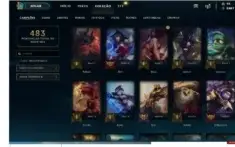 League of legends conta level 104