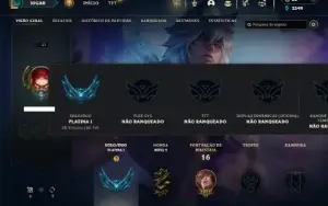 Platina 1 com 22 Champs e 7 Skins + 1 Fragmento