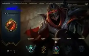 Conta Platina 2 smurf main mid sem skins