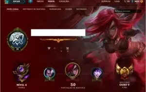 Conta Gold, 24 Champions, 5 Skins.
