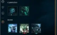 Conta Gold, 24 Champions, 5 Skins.