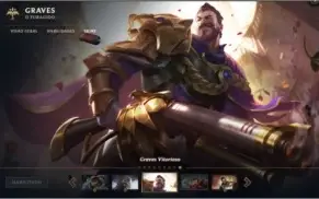 Conta Gold, 24 Champions, 5 Skins.