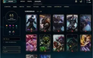 conta league of legends