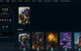 Conta League of Legends Full Acesso - 158 Champs e 100 Skins