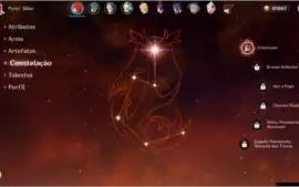 Conta de Genshin Impact AR10 Diluc2x + Char4* Constelação