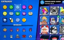 Conta Brawl stars 3 lendárias tá bem top ganhei o chester!!