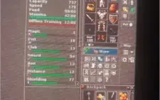 Kina lvl 61 / Char em rookgaard com montaria flying divan
