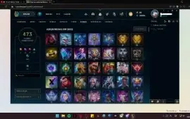 vendo conta de lol abaixo do preço