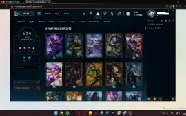 vendo conta de lol abaixo do preço