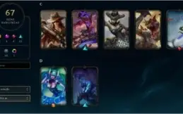 CONTA LEAGUE OF LEGENDS - 104 CHAMPS - 67 SKINS - UNRANKED