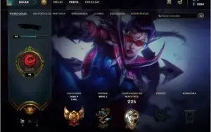 Conta Lol Gold 5, 108 Champions, 80 Skins (4 Vitoriosa)