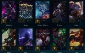 conta lol level 81
