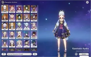 ⭐AYAKA XIAO VENTI CHILD JEAN C1 MONA KEKING QIQI + 4 ARMAS ⭐