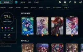 Vendo conta do lol lvl 800 d1 season passada