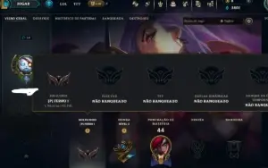 Conta Lol Ferro, Skins Lendárias, Lvl 39,Upada À Mão, 3K Ea