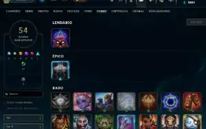 Conta Lol Ferro, Skins Lendárias, Lvl 39,Upada À Mão, 3K Ea