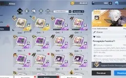 Conta Tower of Fantasy Nemesis e outros SSR