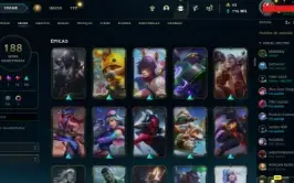 Conta riot prata 1(lol) diamond (valorant) 188 skins lol