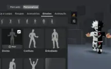 Conta Roblox criada em 2017, com vários intens de robux.